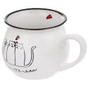 Kubek ceramiczny z uchem koty kotki do picia kawy herbaty 300 ml Kubek ceramiczny z uchem koty kotki do picia kawy herbaty 300 ml