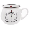 Kubek ceramiczny z uchem koty kotki do picia kawy herbaty 300 ml Kubek ceramiczny z uchem koty kotki do picia kawy herbaty 300 ml