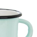 Kubek garnuszek emaliowany retro 0,4 l kwiaty Kubek garnuszek emaliowany retro 0,4 l kwiaty