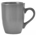 Kubek z uchem do picia kawy herbaty napojów ceramiczny szary ALFA 350 ml Kubek z uchem do picia kawy herbaty napojów ceramiczny szary ALFA 350 ml