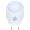 Lampka nocna LED z czujnikiem zmierzchu do kontaktu biała Lampka nocna LED z czujnikiem zmierzchu do kontaktu biała