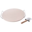 MEGA ZESTAW DO PIZZY NÓŻ + STOJAK + KAMIEŃ 33CM MEGA ZESTAW DO PIZZY NÓŻ + STOJAK + KAMIEŃ 33CM