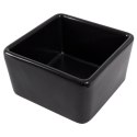 Miseczki miski do dipów na przekąski ceramiczna czarna zestaw 2 szt.