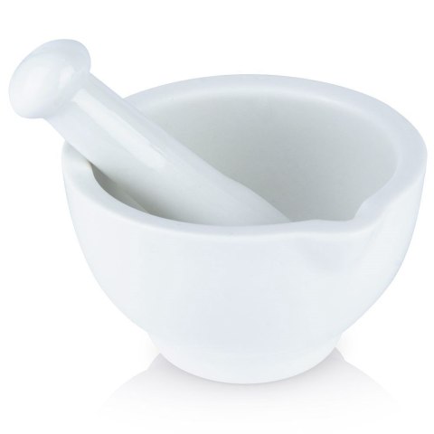Moździerz do przypraw ceramiczny biały 10 cm