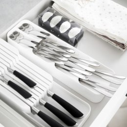 Organizer wkład do szuflady na sztućce biały 39x11,5x5,5 cm