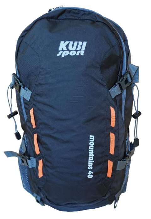 Plecak Turystyczny Sportowy Damski Męski Duży Czarny Solidny KUBISPORT 40 L Plecak Turystyczny Sportowy Damski Męski Duży Czarny Solidny KUBISPORT 40 L
