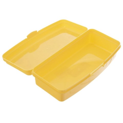 Pojemnik śniadaniowy żółty 21x9,5x5,5cm Pojemnik śniadaniowy żółty 21x9,5x5,5cm