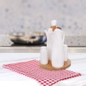 PORCELANOWY PRZYPRAWNIK 5 ELEMENTÓW KLASYCZNA BIEL PORCELANOWY PRZYPRAWNIK 5 ELEMENTÓW KLASYCZNA BIEL