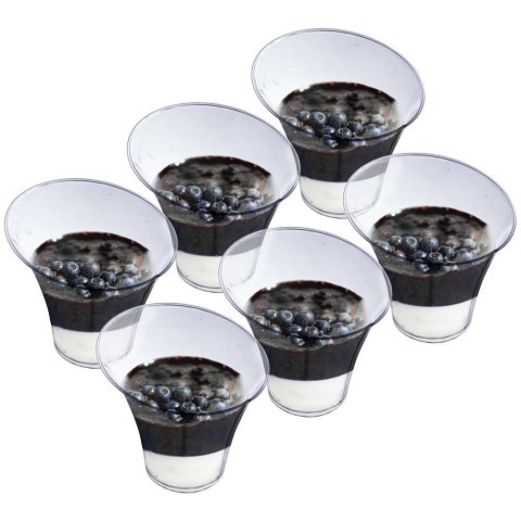 Pucharki na desery tiramisu panna cotta / mini pojemnik zestaw 6 szt. 180 ml Pucharki na desery tiramisu panna cotta / mini pojemnik zestaw 6 szt. 180 ml