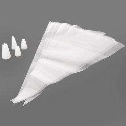 Rękaw worek cukierniczy do dekoracji masy kremu dekorator tylki zestaw 12 el.