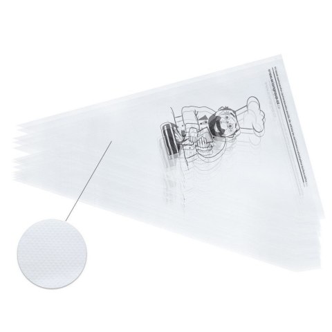 Rękaw worek dekorator cukierniczy do kremu masy dekoracji 39,5 cm zestaw komplet 20 sztuk