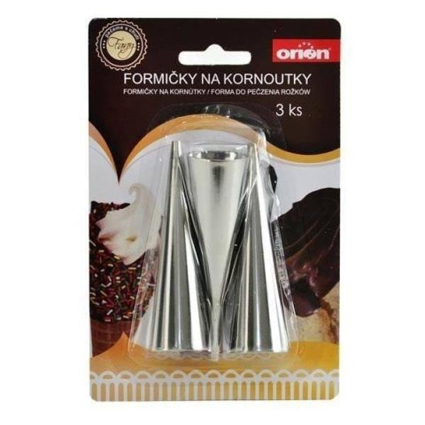 Rurki foremki cukiernicze stalowe do rurek 3 szt.