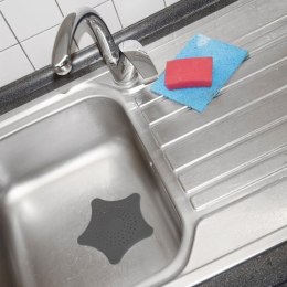 Sitko do zlewu z przyssawkami szare 16 cm