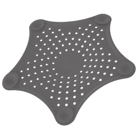 Sitko do zlewu z przyssawkami szare 16 cm