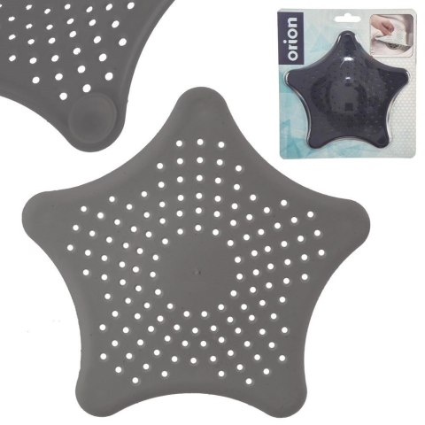 Sitko do zlewu z przyssawkami szare 16 cm