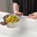 Sitko kuchenne stalowe cedzak durszlak stalowy 20 cm