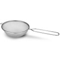 Sitko kuchenne stalowe z rączką okrągłe cedzak durszlak przesiewacz 12 cm