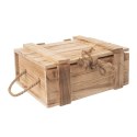 Skrzynka drewniana / pojemnik z pokrywką do przechowywania 30x21x12 cm Skrzynka drewniana / pojemnik z pokrywką do przechowywania 30x21x12 cm
