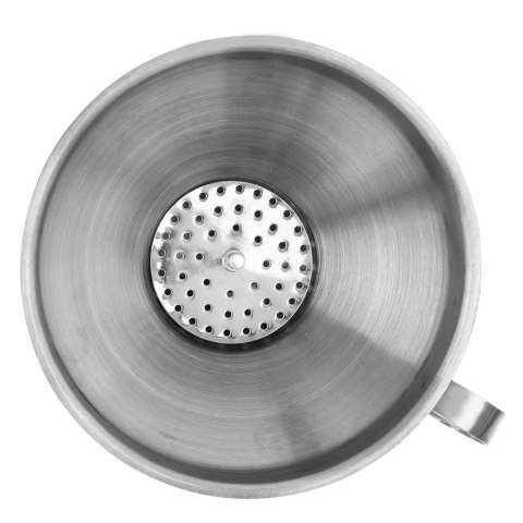 Stalowy lejek kuchenny z sitkiem uchem do wina soków balonów