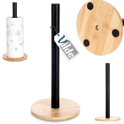 Stojak na ręcznik papierowy metalowy czarny 32,5 cm Stojak na ręcznik papierowy metalowy czarny 32,5 cm