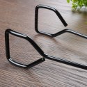 Szczypce grillowe metalowe czarne 31,5 cm