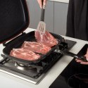 Szczypce kuchenne silikonowe grillowe do przewracania obracania nakładania 38 cm