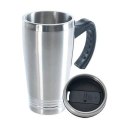 TERMICZNY KUBEK STALOWY Z UCHWYTEM 0,45L TERMOS TERMICZNY KUBEK STALOWY Z UCHWYTEM 0,45L TERMOS