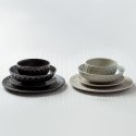 Talerz ceramiczny czarny obiadowy płytki na obiad SOHO CLASSIC 27 cm