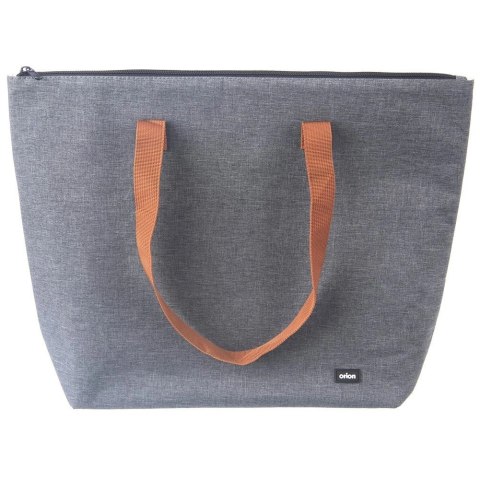 Torba Termiczna Shopper Szara Solidna Wytrzymała ORION 44 x 11 x 35 cm Torba Termiczna Shopper Szara Solidna Wytrzymała ORION 44 x 11 x 35 cm