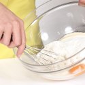 Trzepaczka kuchenna ubijak ubijaczka z kulką 26 cm