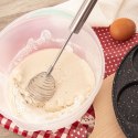 Trzepaczka ubijaczka do piany jaj spiralna kuchenna stalowa 26 cm