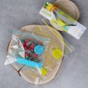 Worki woreczki torebki strunowe do przechowywania żywności 20x1,2 l + 20x2,5 l Worki woreczki torebki strunowe do przechowywania żywności 20x1,2 l + 20x2,5 l