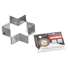 Wykrawacz cukierniczy stalowy / foremka do ciastek pierników gwiazda