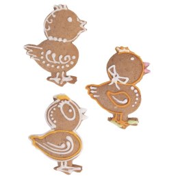 Wykrawacz cukierniczy stalowy / foremka do ciastek pierników kurczątko 7 cm