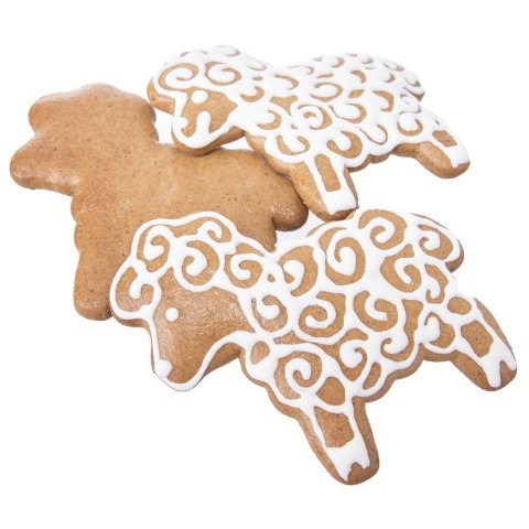 Wykrawacz cukierniczy stalowy foremka do ciastek pierników owca baranek wielkanocna