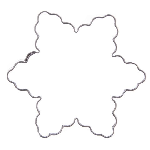 Wykrawacz cukierniczy świąteczny foremka do ciastek gwiazda falista święta