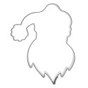 Wykrawacz do ciastek stalowy Mikołaj 7 cm