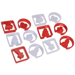 Wykrawacze do ciastek pierników świąteczne foremki święta Boże Narodzenie 12 elementów