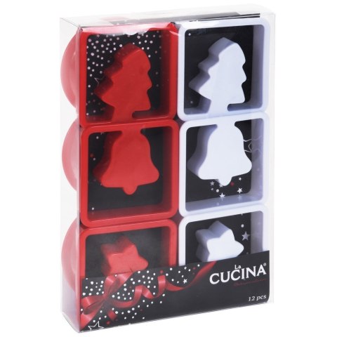 Wykrawacze do ciastek pierników świąteczne foremki święta Boże Narodzenie 12 elementów