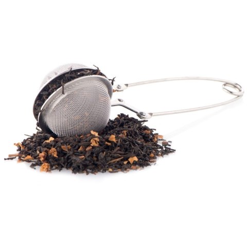 Zaparzacz sitko stalowe do zaparzania parzenia herbaty ziół szczypce z uchwytem