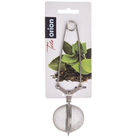 Zaparzacz sitko stalowe do zaparzania parzenia herbaty ziół szczypce z uchwytem