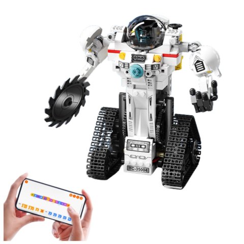 Klocki Konstrukcyjne Robot Kosmiczny Łazik Samolot RC 3w1 408 el. Klocki Konstrukcyjne Robot Kosmiczny Łazik Samolot RC 3w1 408 el.