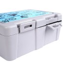 Pojemnik śniadaniowy z przegrodą i sztućcami / lunchbox śniadaniówka sport 1 l