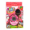 Tamagotchi Pet Egg Gra Elektroniczna 168W1 Brelok Z Dzwoneczkiem Różowa