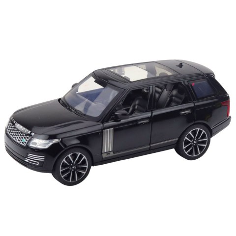 Auto Range Samochód Range Rover Czarny Efekty Dżwiękowe Czarny Auto Range Samochód Range Rover Czarny Efekty Dżwiękowe Czarny
