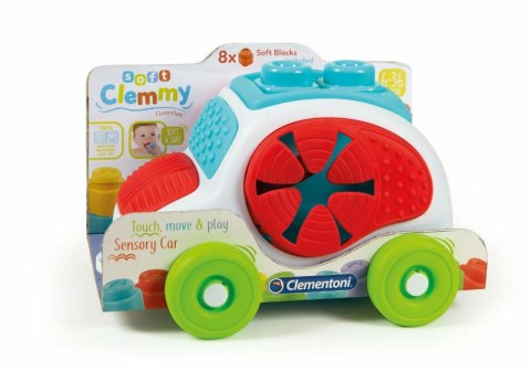 Clemmy Autko Sensoryczne z Klockami Sorter Clementoni 17315 Clemmy Autko Sensoryczne z Klockami Sorter Clementoni 17315