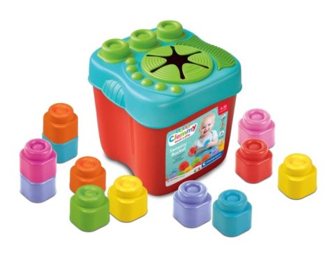Clemmy Koszyk Sensoryczny Sorter Klocki Clementoni 17807 Clemmy Koszyk Sensoryczny Sorter Klocki Clementoni 17807