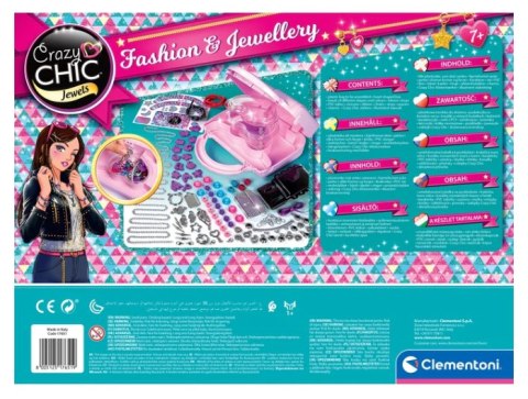 Crazy Chic Zestaw DIY Crazy Torebeczka Koraliki Bransoletki Clementoni 17651 Crazy Chic Zestaw DIY Crazy Torebeczka Koraliki Bransoletki Clementoni 17651