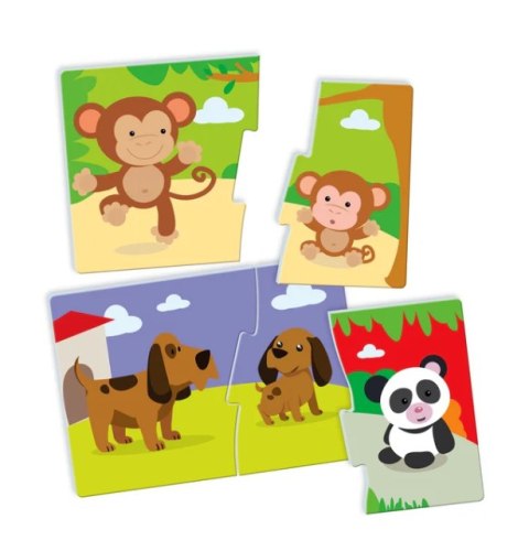 Gra edukacyjna Puzzle Mamy i Dzieci Język Polski Zwierzęta Uczę się Bawiąc Clementoni 50763 Gra edukacyjna Puzzle Mamy i Dzieci Język Polski Zwierzęta Uczę się Bawiąc Clementoni 50763