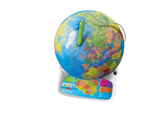 Interaktywny Edukacyjny Globus Eduglobus Uczę się Bawiąc Język Polski Clementoni 50847